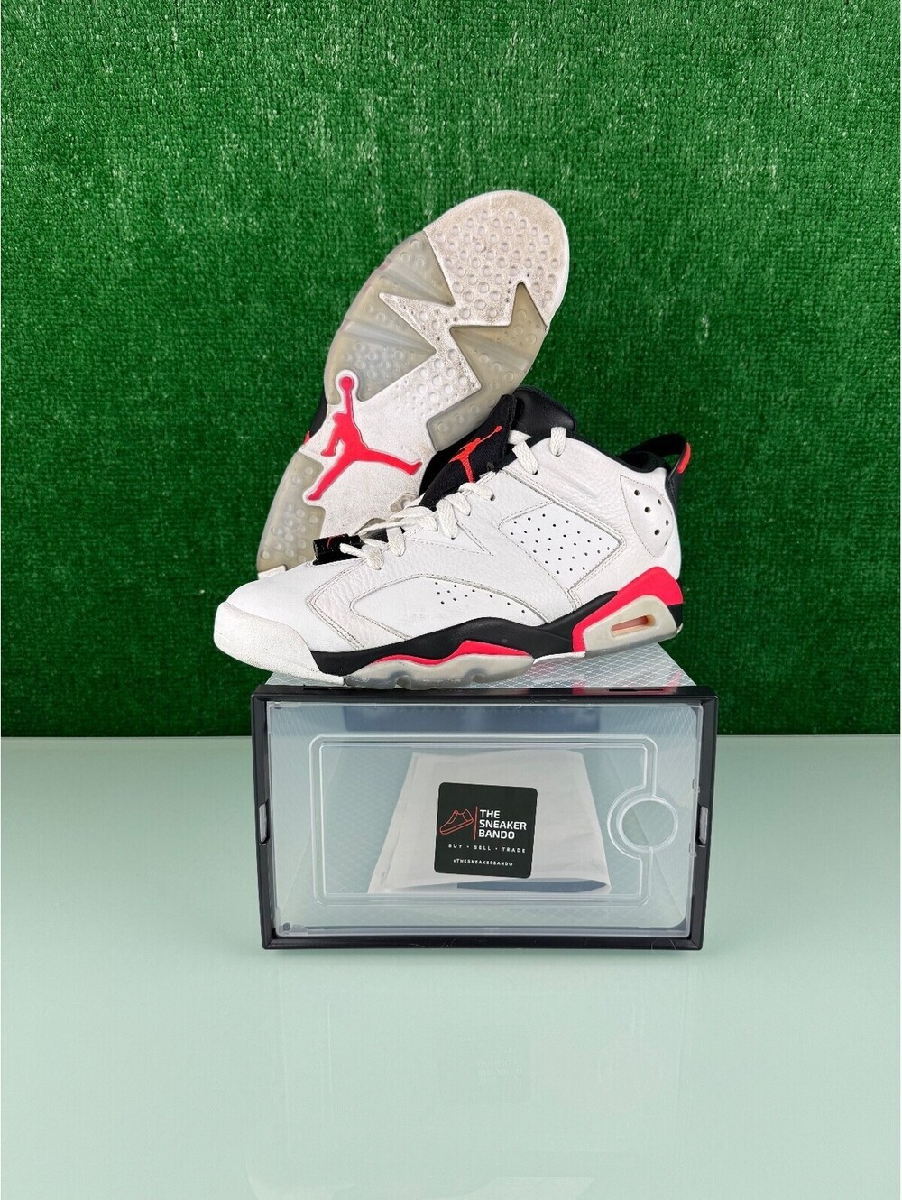 Size 10 - Air Jordan 6 Low White Infrared (CLEAN!)